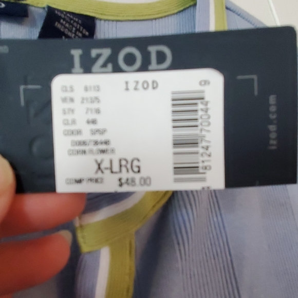 🆕  NWT lovely Izod ladies stretch shirt 🌸 - Picture 5 of 6